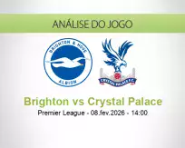 Prognóstico Brighton Crystal Palace (08 February 2026)