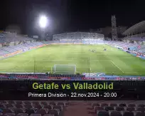 Prognóstico Getafe Valladolid (22 November 2024)