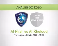 Prognóstico Al-Hilal  Al-Kholood (08 April 2026)