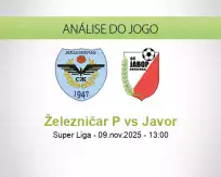 Prognóstico Železničar P Javor (09 November 2025)