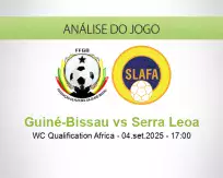 Prognóstico Guiné-Bissau Serra Leoa (04 September 2025)