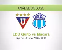 LDU Quito vs Macará