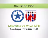 Prognóstico Atromitos Volos NFC (09 November 2025)