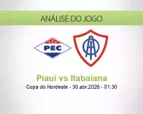 Prognóstico Piauí Itabaiana (30 April 2026)