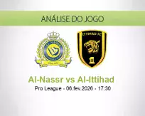 Prognóstico Al-Nassr Al-Ittihad  (06 February 2026)