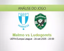 Prognóstico Malmo Ludogorets (24 September 2025)