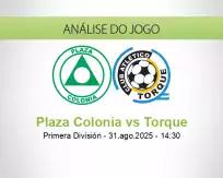 Prognóstico Plaza Colonia Torque (31 August 2025)
