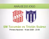 Prognóstico SM Tucumán Tristán Suárez (20 April 2026)