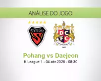Prognóstico Pohang Daejeon (04 April 2026)