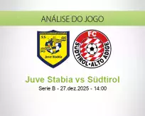 Prognóstico Juve Stabia Südtirol (27 December 2025)
