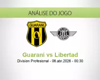 Prognóstico Guarani Libertad (06 April 2026)
