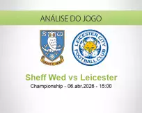 Prognóstico Sheff Wed Leicester (06 April 2026)