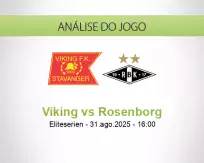 Prognóstico Viking Rosenborg (31 August 2025)