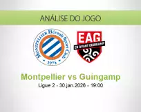Prognóstico Montpellier Guingamp (30 January 2026)