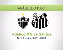 Prognóstico Atlético MG Santos (14 September 2025)