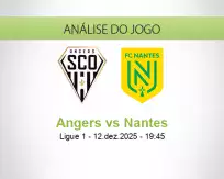 Prognóstico Angers Nantes (12 December 2025)