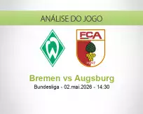 Prognóstico Bremen Augsburg (02 May 2026)