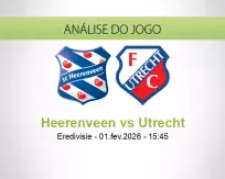 Prognóstico Heerenveen Utrecht (01 February 2026)
