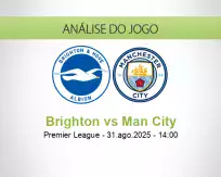 Prognóstico Brighton Man City (31 August 2025)