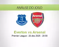 Prognóstico Everton Arsenal (20 December 2025)