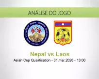 Prognóstico Nepal Laos (31 March 2026)