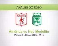 Prognóstico América Nac Medellín (09 December 2025)