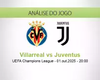 Prognóstico Villarreal Juventus (01 October 2025)