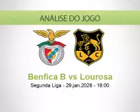 Prognóstico Benfica B Lourosa (29 January 2026)