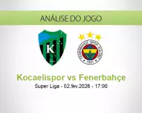 Prognóstico Kocaelispor Fenerbahçe (02 February 2026)