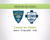 Prognóstico Lecce Como (27 December 2025)