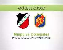 Prognóstico Maipú Colegiales (28 September 2025)