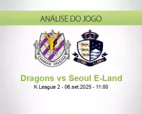 Prognóstico Dragons Seoul E-Land (06 September 2025)