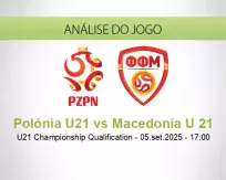 Prognóstico Polónia U21 Macedonia U 21 (05 September 2025)