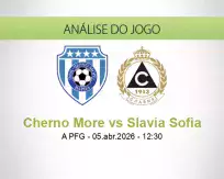 Prognóstico Cherno More Slavia Sofia (05 April 2026)