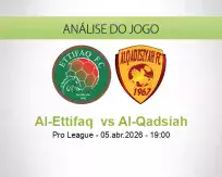 Prognóstico Al-Ettifaq  Al-Qadsiah (05 April 2026)