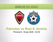 Prognóstico Patriotas Real S. Andrés (31 January 2026)
