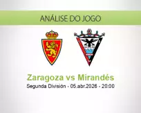 Prognóstico Zaragoza Mirandés (05 April 2026)