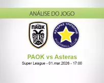 PAOK vs Asteras