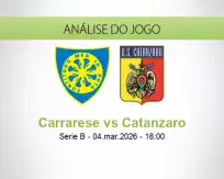 Prognóstico Carrarese Catanzaro (04 March 2026)