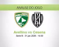 Prognóstico Avellino Cesena (31 January 2026)