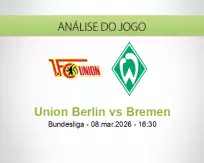 Prognóstico Union Berlin Bremen (08 March 2026)
