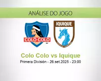 Prognóstico Colo Colo Iquique (27 September 2025)