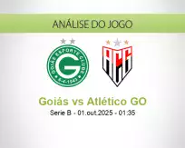 Prognóstico Goiás Atlético GO (01 October 2025)