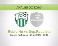 Prognóstico Rubio Ñú Dep.Recoleta (30 January 2026)