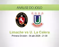 Prognóstico Limache U. La Calera (04 April 2026)