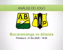Prognóstico Bucaramanga Alianza (01 February 2026)