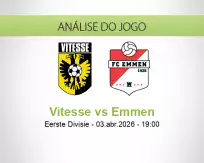 Prognóstico Vitesse Emmen (03 April 2026)