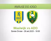 Prognóstico Waalwijk ADO (26 September 2025)