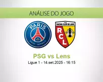 Prognóstico PSG Lens (14 September 2025)