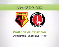 Prognóstico Watford Charlton (06 April 2026)